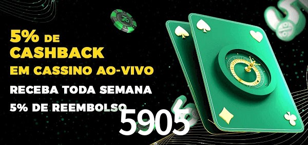 Promoções do cassino ao Vivo 5905